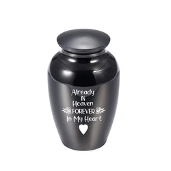 Small Cremation Urns for Human/Pet  Ashes Keepsake Urn Aluminum Ashes Keepsake Angel Wing Heart Memorial Ashes Holder 45x70mm
