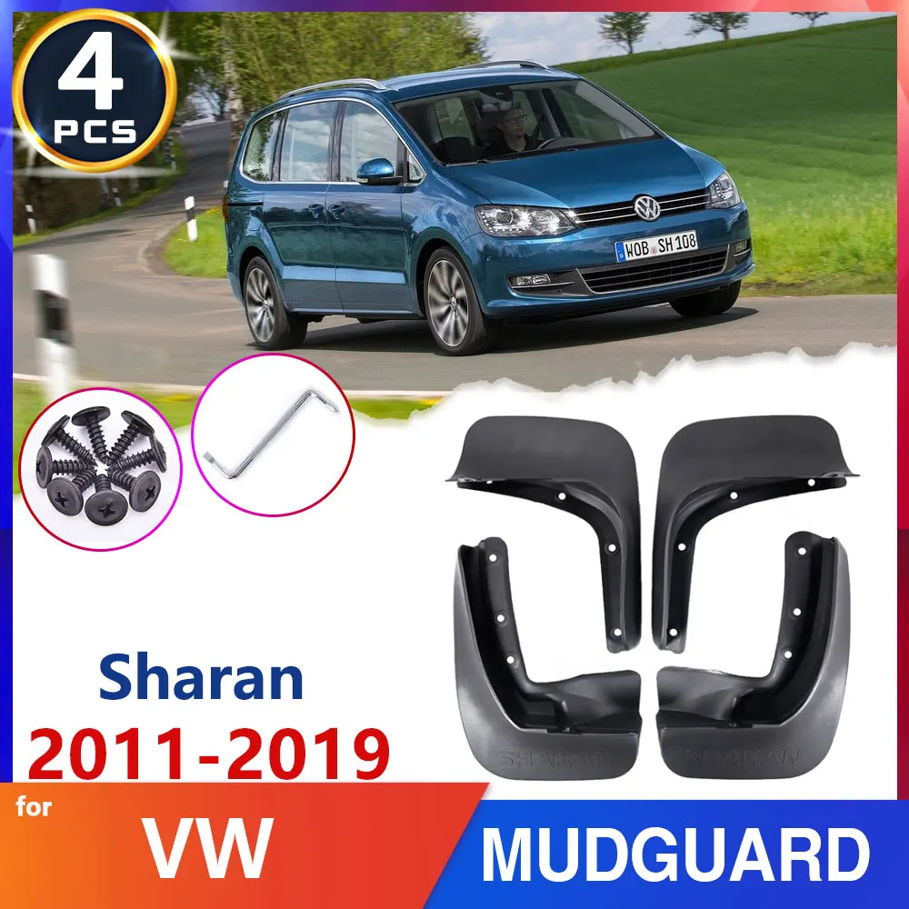

Car Fender Mud Flap for VW Sharan Seat Alhambra 7N MK2 2011~2019 2012 2013 2014 2015 Mudguard Splash Guards Accessories Stickers