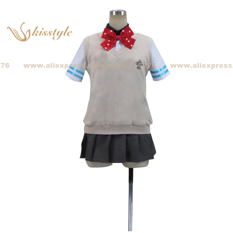 

Kisstyle Fashion Free! Iwatobi Swim Club Gou Matsuoka Girl Summer High School Cosplay Costume,Customized Accepted