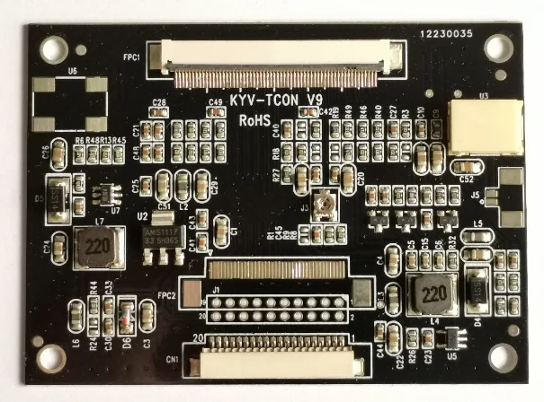 CLAA080WK07-XN شاشة LCD لوح مهايئ ، LVDS إلى TTL ،