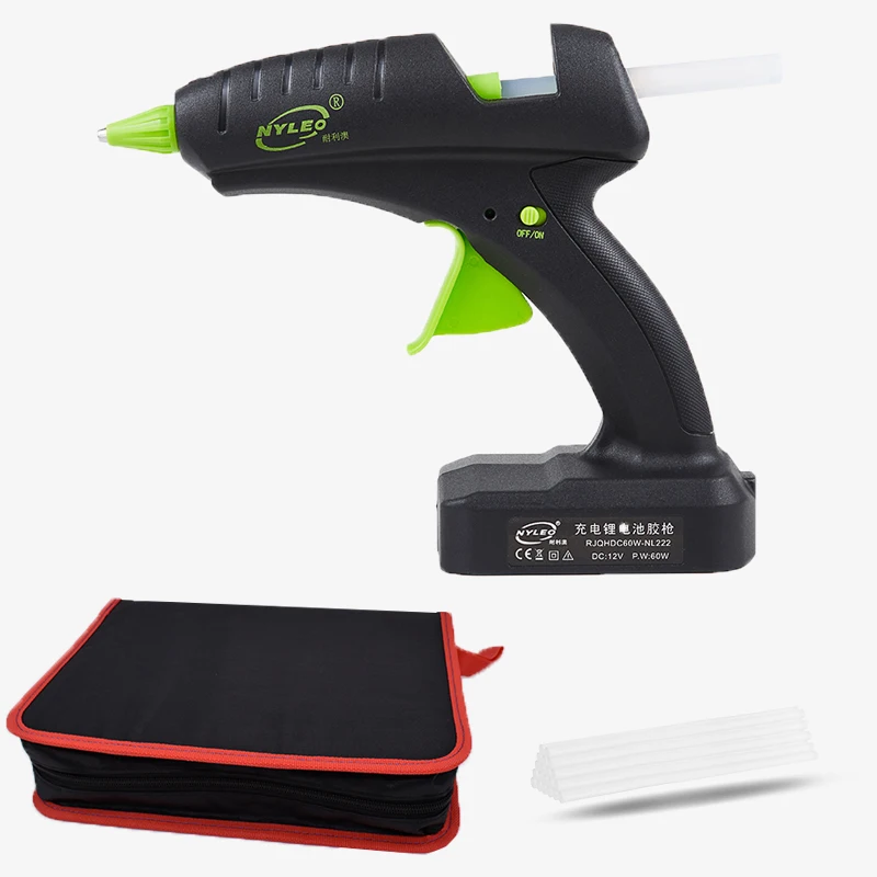 Hot melt glue gun Cordless 60W Lithium Battery Silicone Gun Household DIY Tool 12V Rechargeable Sol Tool