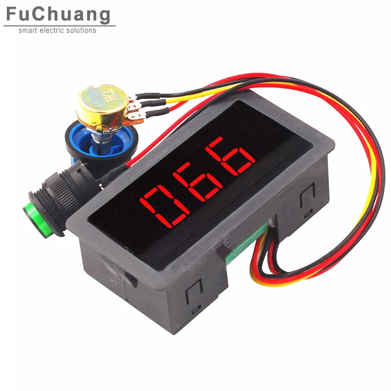 DC PWM Motor Speed Controller CCM5D 16KHz 6-30VDC 6/8A stepless speed control switch 6V 12V 24V LED display