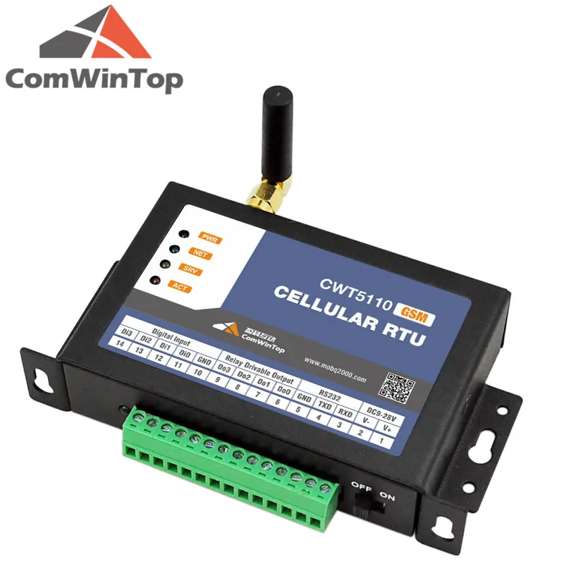 CWT5110 4DI 4DO Gsm Gprs 4g Wi-Fi Io Module Rtu Dtu Modem, Support Pulse Counter