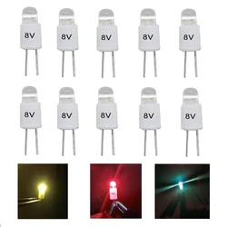 10 New LED Bi-Pin Stereo Dial Face Lamps Replace 8V 40mA Bulbs Fit 104 5220 2215 AM-FM and MARANTZ 2265, 2275, 2285, 2325 etc.