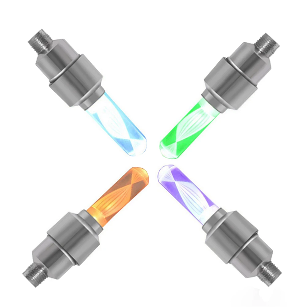 Luces de rueda de bicicleta ultrabrillantes e impermeables, luces de neón para radios de bicicleta, luz de advertencia de seguridad para ciclismo