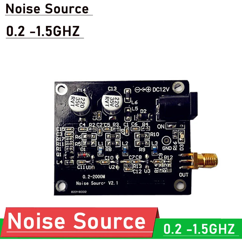 0.2 -1.5GHZ Noise Source Noise Signal Generator Simple Spectrum Tracking Source interference for Standing wave bridgeHam Radio