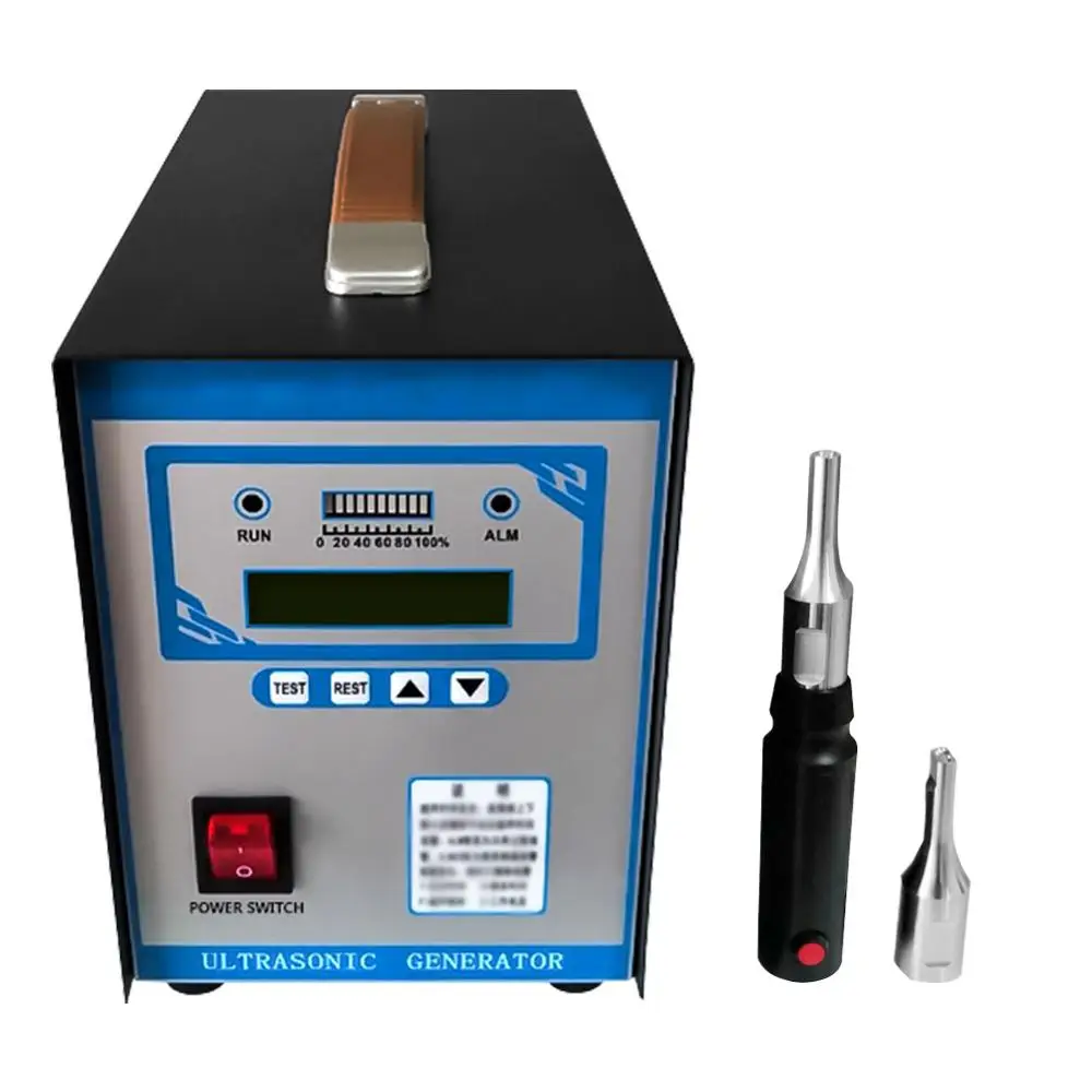 Plastic Welder 28kHz 700W with three nozzels Spot Welding Machine  AC 110V/220V Ultrasonic Welding Equipment Mash Welder Tool