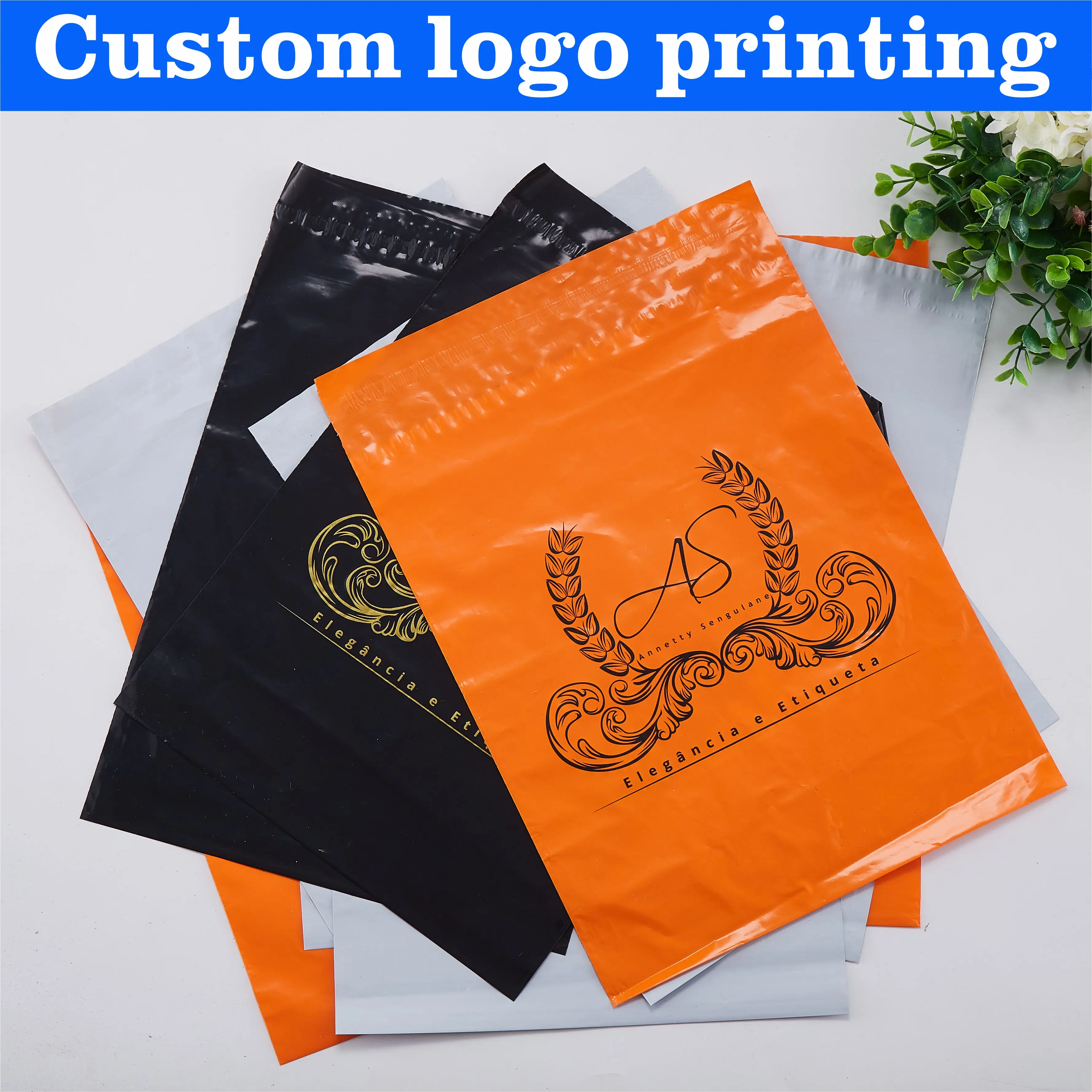 

Printed Customized Poly Mailer Bags, Mailing Courier Bags