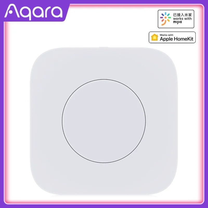 Aqara-interruptor inalámbrico inteligente, aplicación de Control remoto ZigBee, Biult inalámbrico en giroscopio para aplicación mi home