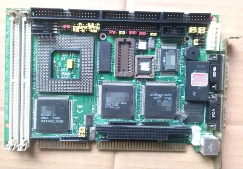 SBC-455 REV:B1 100% OK Original IPC Board  486DX4 ISA Bus Industrial motherboard Half-Size CPU Card PICMG10 PC/104 Bus