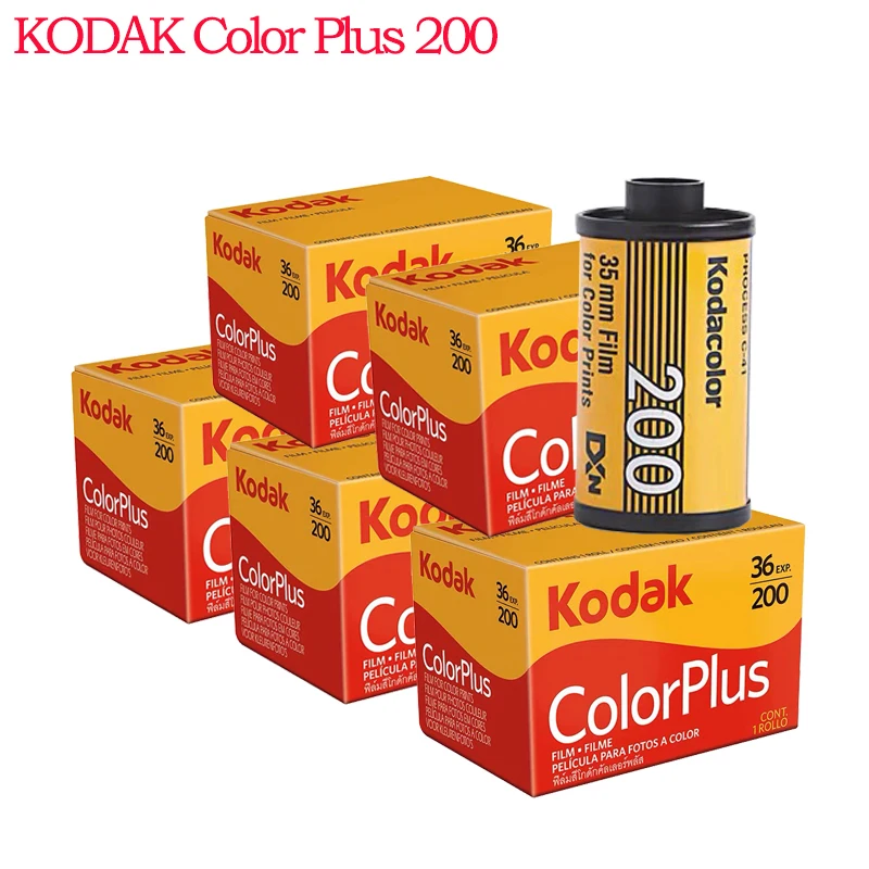 KODAK-película ColorPlus 200 de 35mm, 36 exposiciones por rollo, apta para cámara M35 / M38 Ultra F9