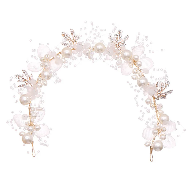 Diadème de mariée en or avec strass pour femme, bijoux de cheveux luxueux, fait à la main, accessoires pour cheveux de mariage, cadeau