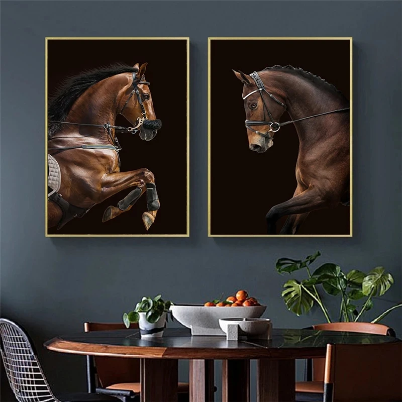 5D DIY Diamond Painting Horse Animal Embroidery Art Full Drill Cross Stitch Needlework Picture Rhinestone Living Room Home Decor