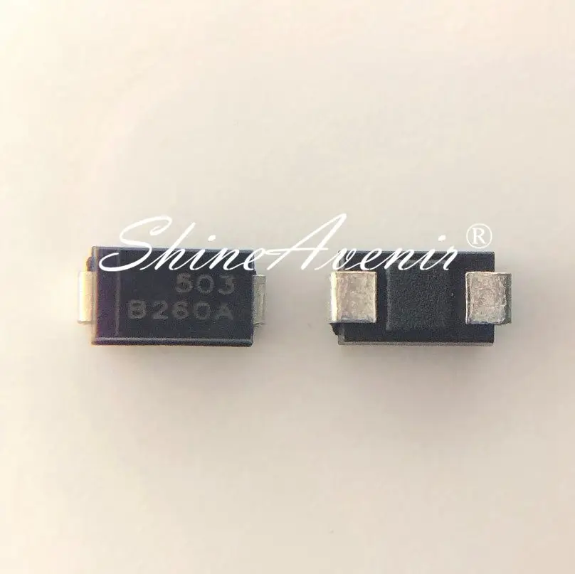 50pcs/lot Schottky Diode B240A-13-F B260A-13-F B280A-13-F B320A-13-F B330A-13-F B340A-13-F SMA DO-214AC High quality