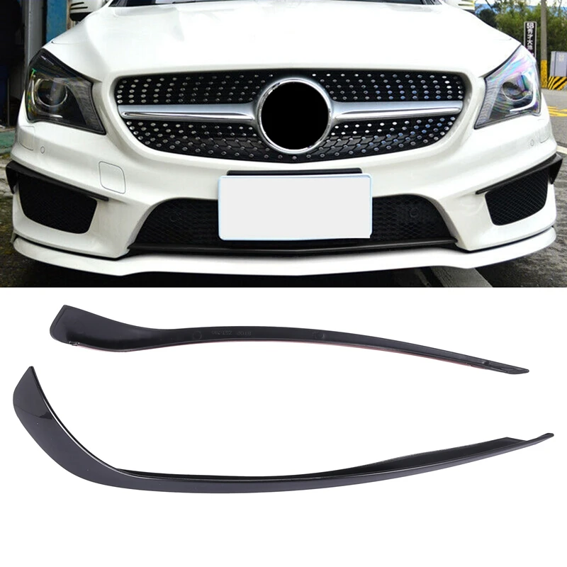 Front Bumper Splitter Spoiler Trim for Mercedes W117 C117 CLA Class CLA45 CLA200 CLA220 CLA250 CLA260 AMG 2013-2015