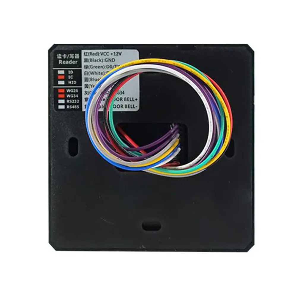 RFID Keypad Reader ID 125K Wiegand26/34 Output Waterproof IP67 Suit Install Outside Used for Access Control's Reader