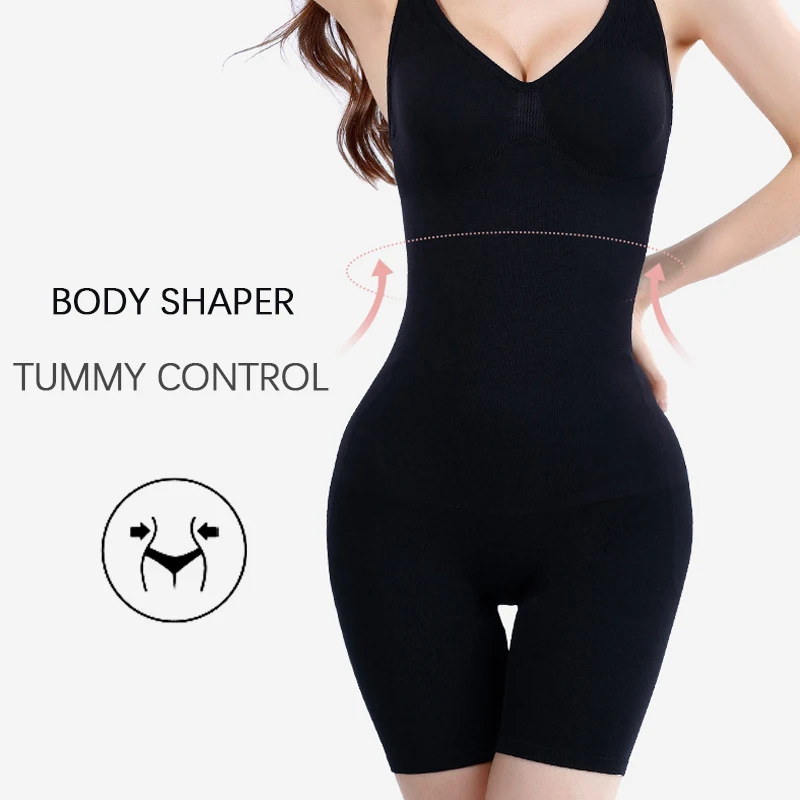 Jumpsuits For Women Underwear Sheath Flat Belly Woman Body Shapewear Waist Shapers Seamless Comfort Bodysuits