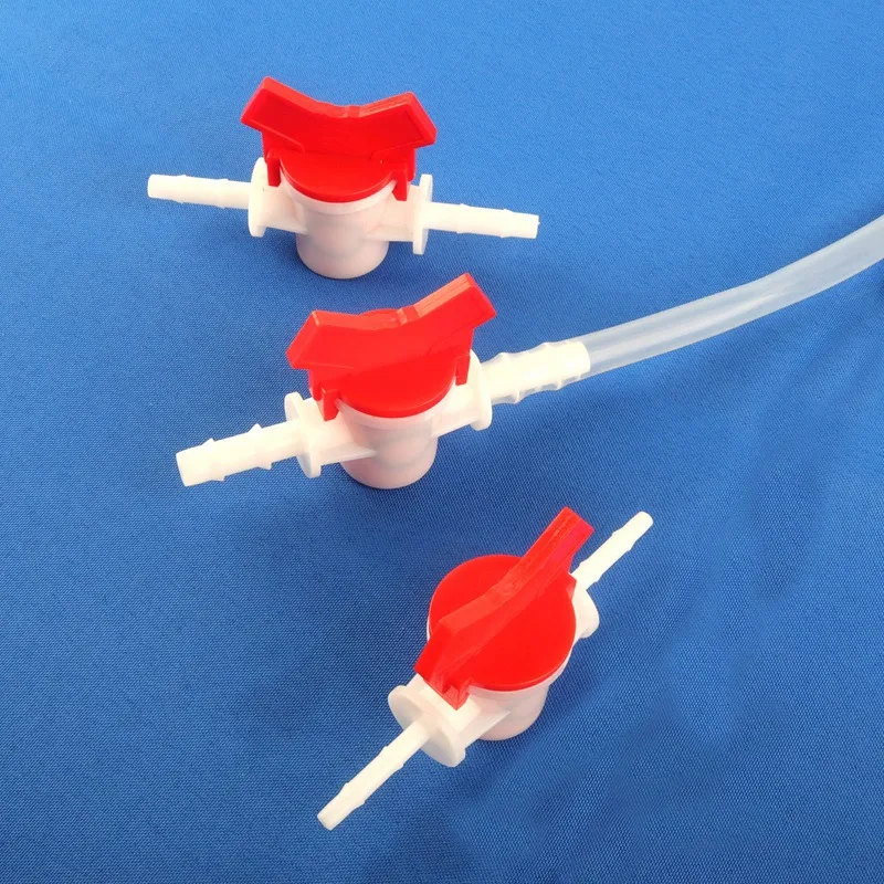 1 ~ 20Pcs 4 ~ 32mm plastique interrupteur d'irrigation goutte à goutte vanne à bille raccord de tuyau pour aquarium jardin tuyau d'eau interrupteur connecteur