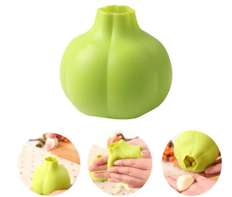 Silicone Garlic Peeler Creative Kitchen Practical Garlic Zesters Tool Home Super Soft Garlic Peeling Device Kitchen Tool  SN3889