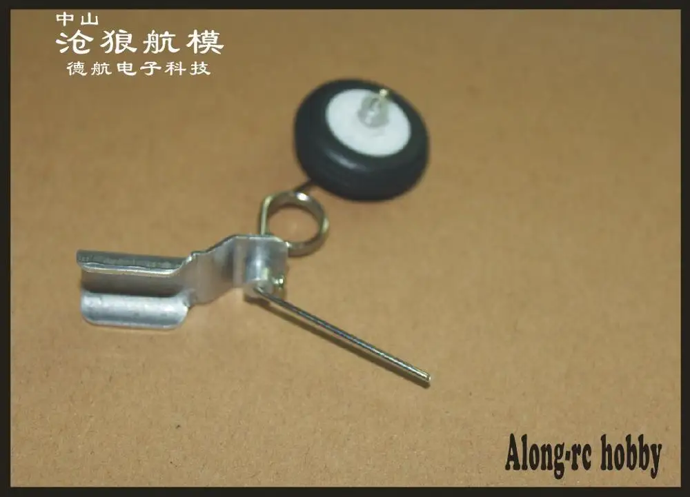 Mini train d'atterrissage arrière en métal, 2 pièces, pour envergure de 1000mm, F3A Skylarks 3A RC, avion RC, modèle de bricolage, pièce de rechange