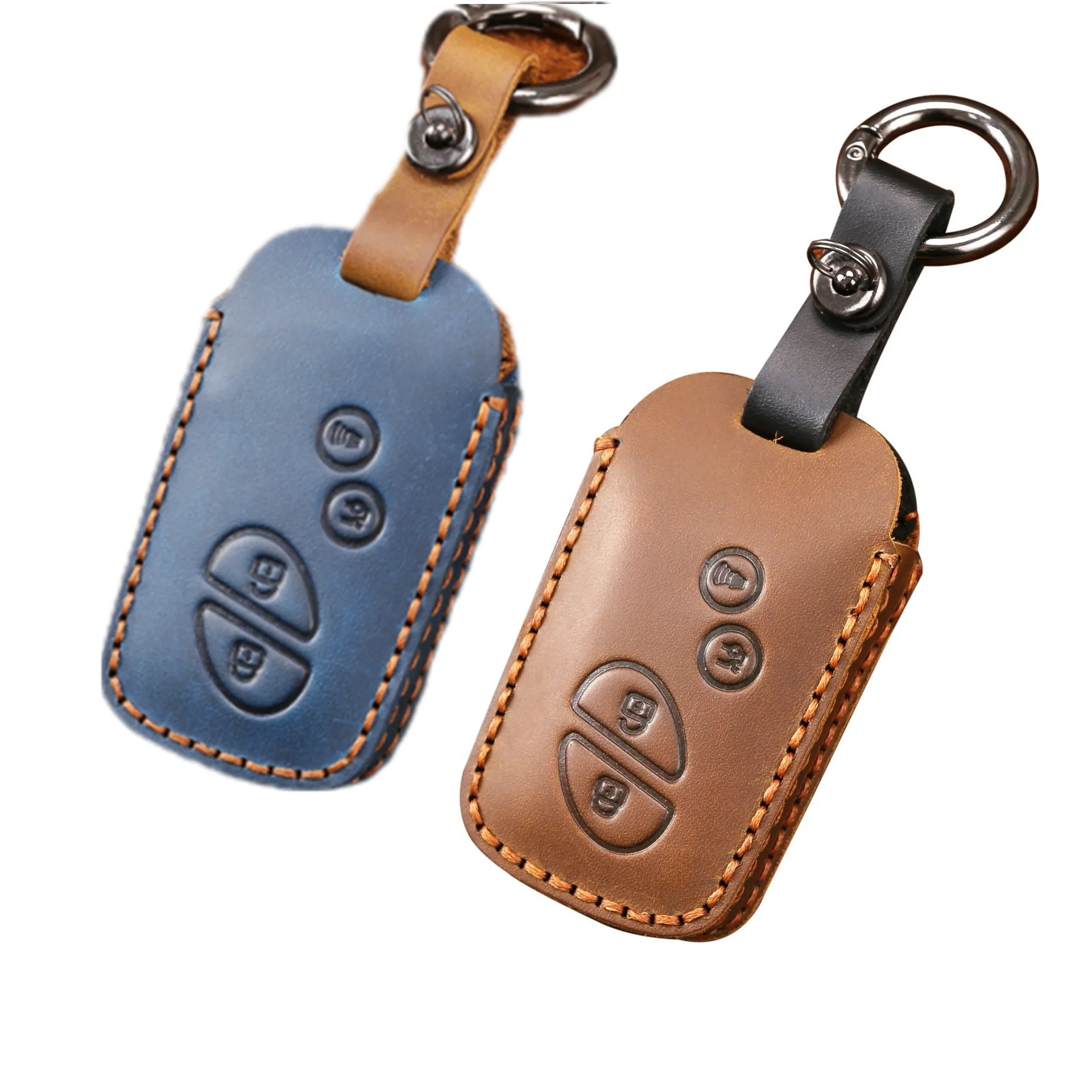 Funda protectora de cuero PU con 4 botones para llave de coche, accesorios para Lexus IS250 GS00 ES350 LS460 HS250h RX350 GX460, 1 ud.