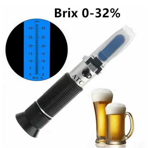 Beer Wort Refractometer 0-32 Brix JUANJUAN