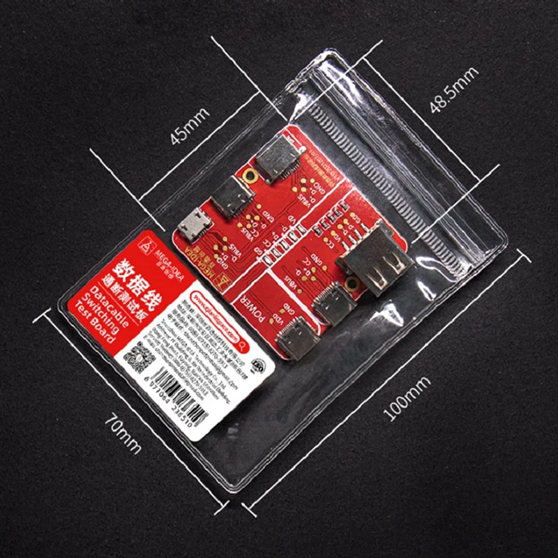 QIANLI MEGA-IDEA płyta testowa do przełączania danych dla USB Micro/lightning/typ C tester do kabli Data Flex narzędzie do wykrywania ciągłości