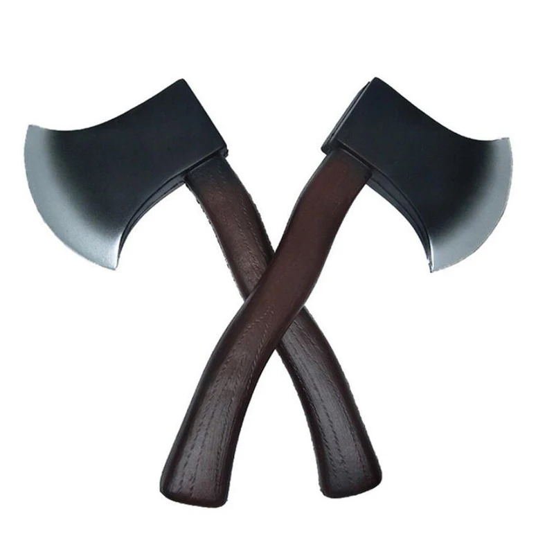 30cm Fire Ax Cosplay Outdoor Survival Game Hunting Camping Party Weapon PU Children's Foam Toys Tactical Ax Playing