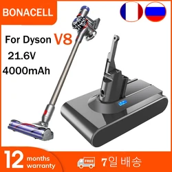 Bonacell 21.6V 4000mAh wymienna bateria do Dyson V8 absolutny odkurzacz ręczny akumulator V8 V8 seria SV10