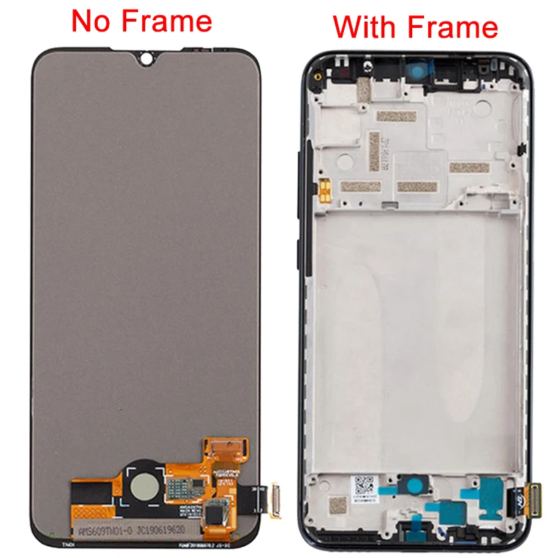 Mi A3 LCD For Xiaomi CC9E Display With Frame MiA3 M1906F9SI M1906F9SH LCD Touch Screen Panel Replacement 6.01\