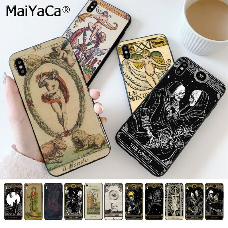 MaiYaCa Le Tarot Egyptien de Dusserre Art Customer High Quality Phone Case For iphone 12 11pro max 8 7 66S Plus X XS MAX 5 SE XR