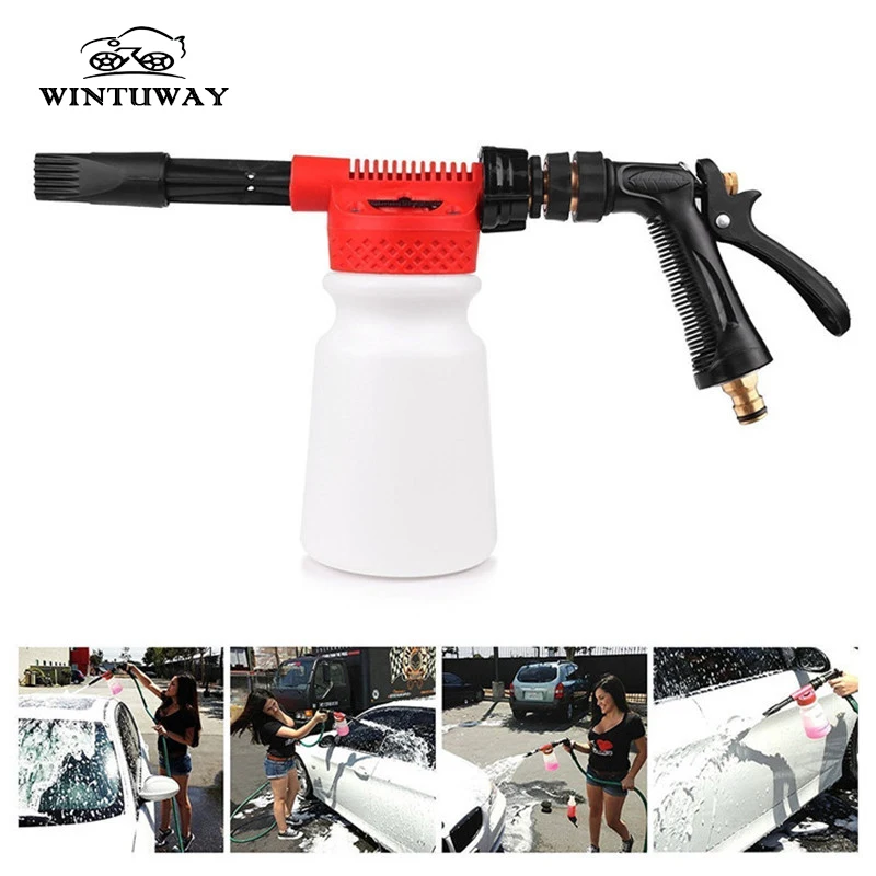 

WINTUWAY 900ml Car Washing Foam Gun Car Cleaning Washing Snow Foamer Lance Car Water Soap Shampoo Sprayer Spray Foam Gun