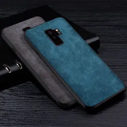 Premium PU Leathe Phone Case for Samsung Galaxy S9 S8 Plus Scratch-Resistant Solid Color Cover for Samsung Galaxy S9 Plus Case