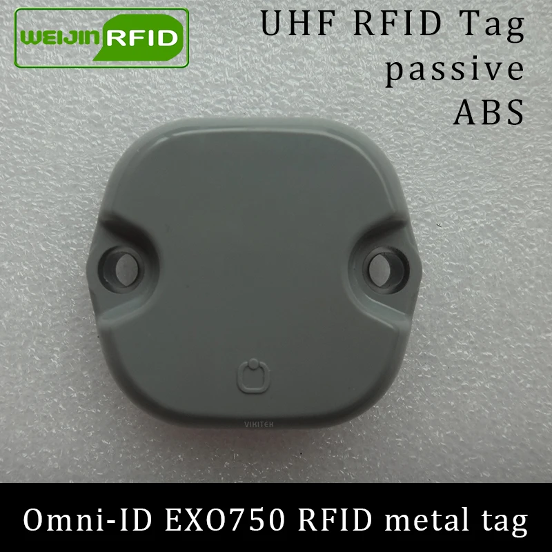 UHF RFID metal etiketi çok KIMLIK EXO 750 EXO750 915mhz 868mhz Impinj Monza4QT EPCC1G2 6C dayanıklı ABS akıllı kart pasif RFID etiketleri