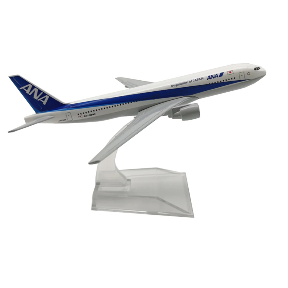 Avión Air ANA Boeing777 de 16cm para niños, modelo de avión de aleación B777, regalo para niños, decoración de escritorio de colección, 1/400