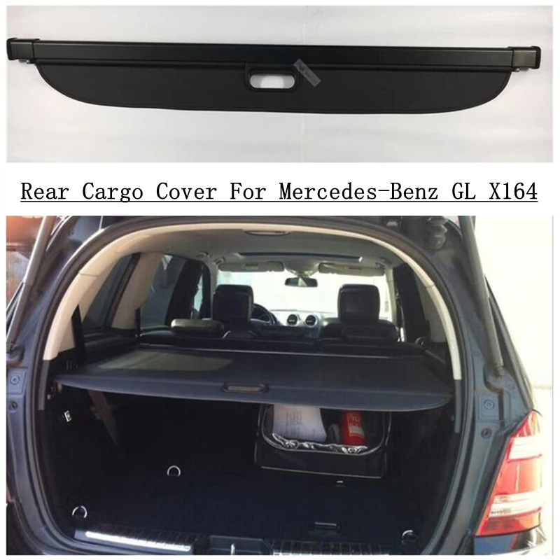 For Mercedes-Benz GL X164 GL350  400 450 500 550 2006-2012 Rear Cargo Cover Partition Curtain Screen Shade Trunk Security Shield