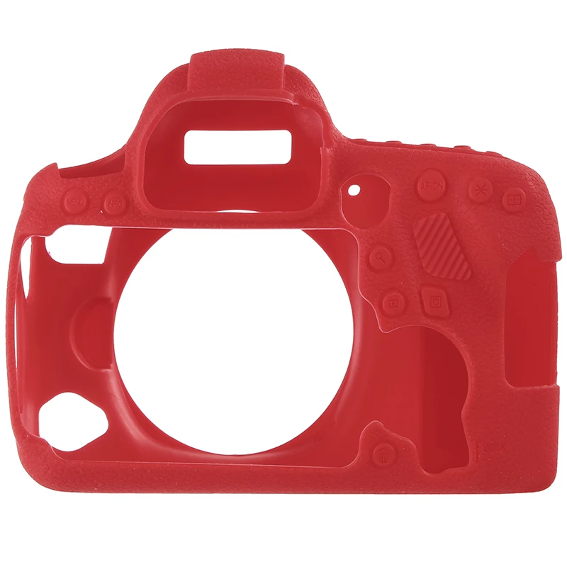 Per Canon 6D2 Silicone Della Macchina Fotografica Custodia protettiva per Canon 6D MARK II 6DII 6D2 Litchi Texture antiscivolo Macchina Fotografica