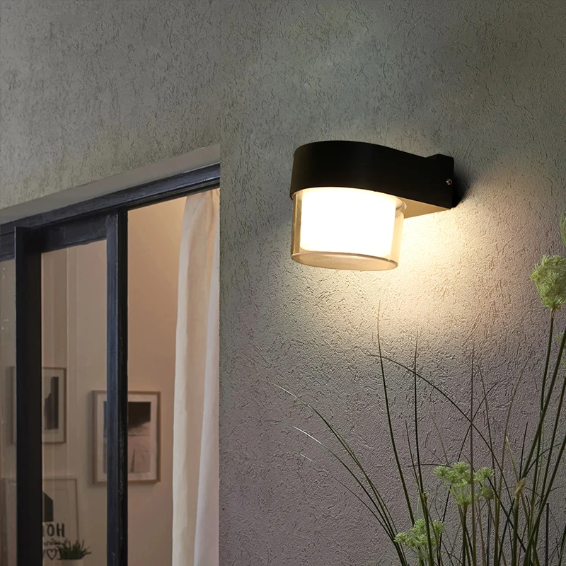 6W/12W LED Wall Light Waterproof IP65 Porch Light Modern LED Wall Lamp  Corridor Balcony Courtyard Garden Outdoor Light