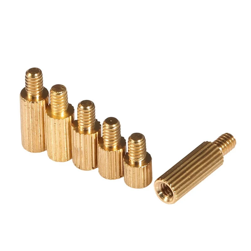 M2 single head copper column screw security copper column camera stud M2x3x3-M2x40x3