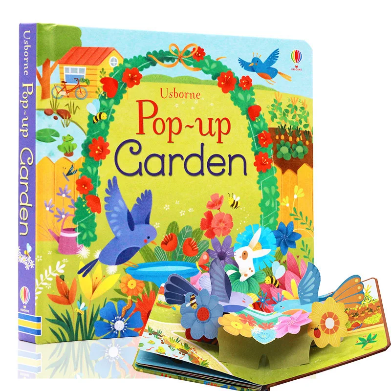 

Pop Up Garden English Educational 3D Flap Picture Books Children Kids Reading Book For 3-6 Years Old