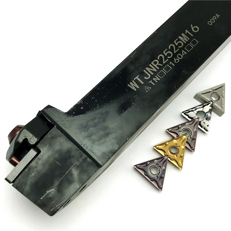 WTJNR1616H16 WTJNR2020K16 WTJNR2525M16 External Turning Tool Holde for TNMG160404/08 Carbide Inserts Metal Lathe Tools