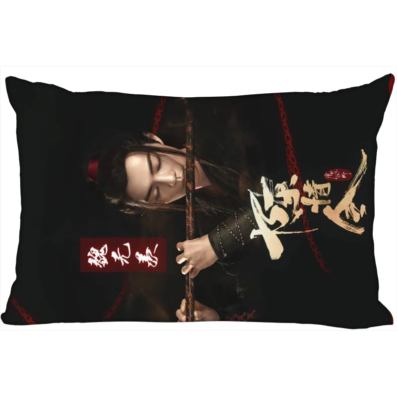 

XiaoZhan Pillowcase Chen Qingling Satin Fabric Pillow Cover Rectangle Zipper Pillow Cases Home Office Wedding Decorative 10-10