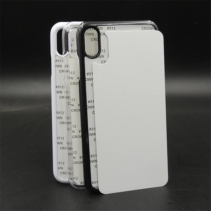 200pcs Sublimation Blanks  2D TPU +PC Phone Cases for Iphone Samsung Xiaomi Honor Nova Huawei Oppo Vivo Heat transfer printing