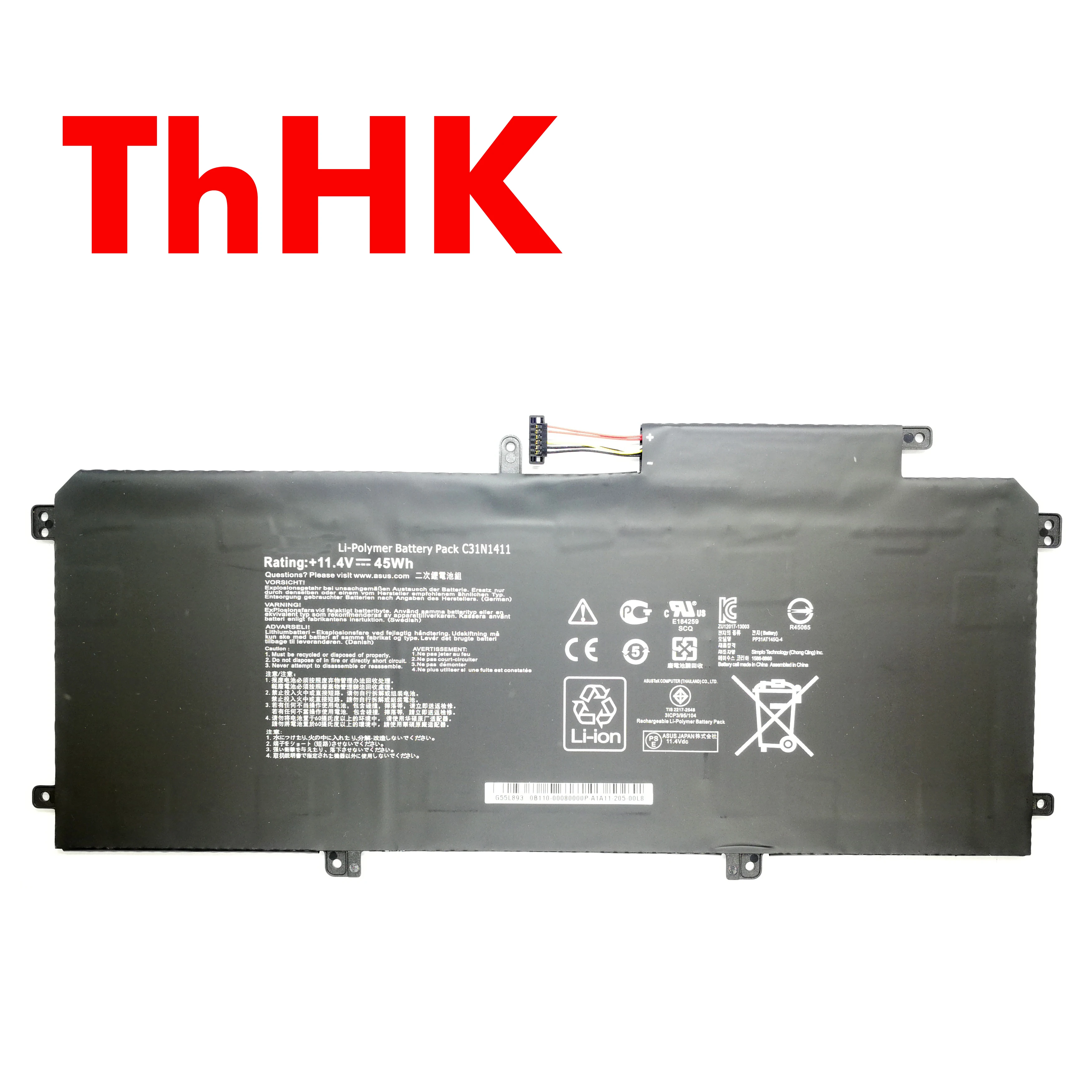 Genuine Original C31N1411 Laptop Battery For ASUS ZenBook U305 U305FA U305UA U305C UX305 UX305F UX305CA UX305FA