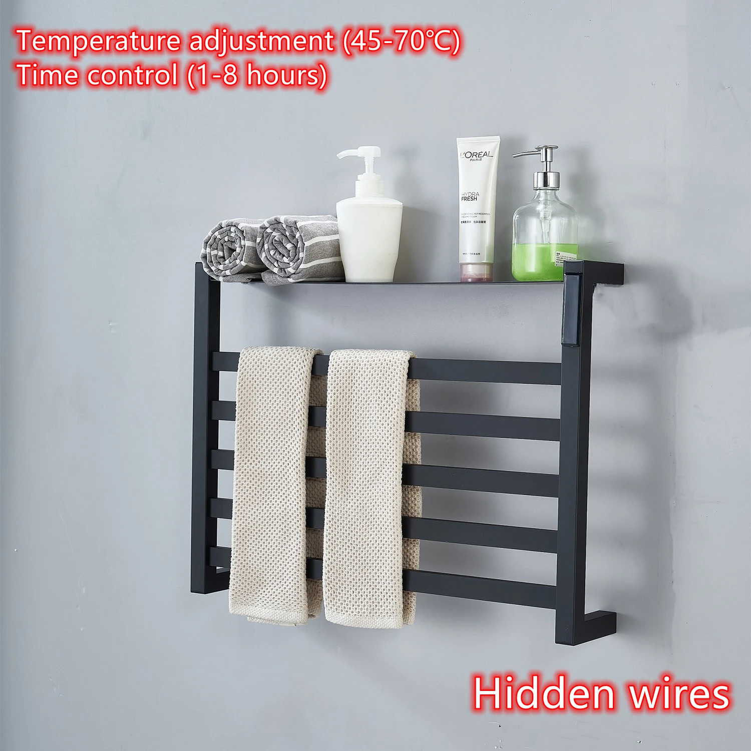 Towel heater Stainless steel Temperature control Time control Sterilization Bathroom furniture Electric heating Towel Warmer