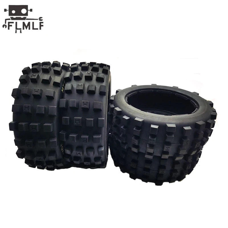 Giant Grip Tire Off-road Tire Large Tread Tire Skin Kit Fit for 1/5 Losi 5ive-t Rovan LT King Motor X2 DDT FID RACING DBXL