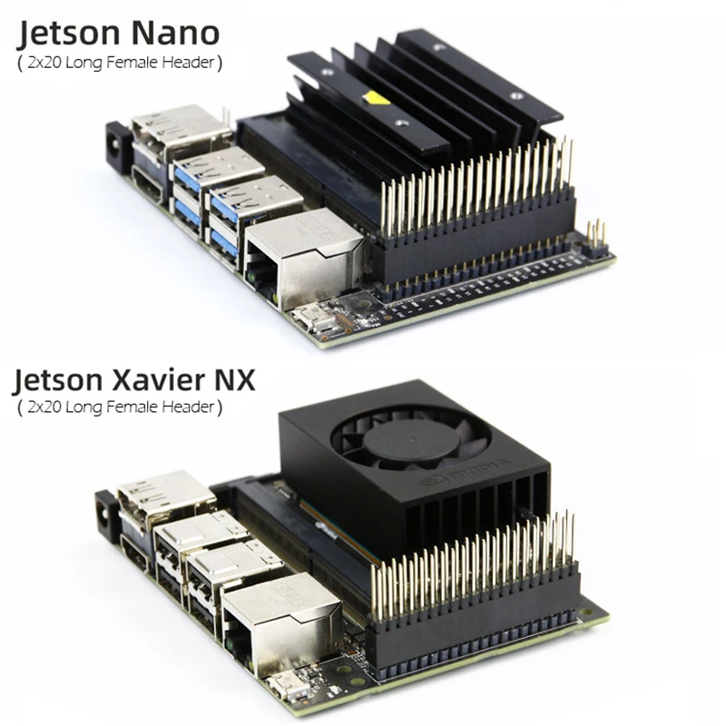 Picture 6: 3in1 2 x 20 (40 Pin) Stacking Header Extra Tall Header Female Header Kit for Raspberry Pi 4 Model B, 3B, 2B, For JETSON NANO/NX