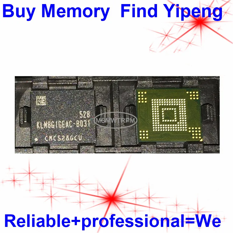 

KLM8G1GEAC-B031 153FBGA EMMC 5.0 8GB FLASH MEMORY KLM8G1G