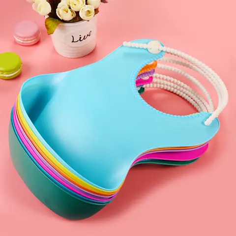 신생아 아기 Bibs 방수 앞치마 Bib 유아 타액 수건 귀여운 아기 만화 Bib slabbetjes 플라스틱 EVA baberos bebe