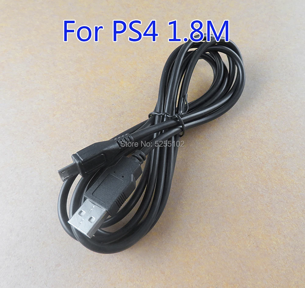 1.8m 1m Charging Data Cable for Sony PS4 Charging Cable Controller Data Games Handles Charger Cable for Sony PS4 Game Accessorie